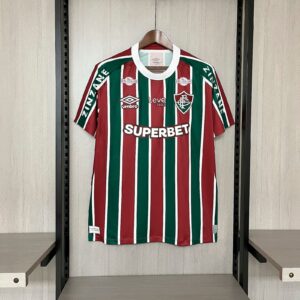 Camisola Principal Fluminense 2025/26 + All Sponsors