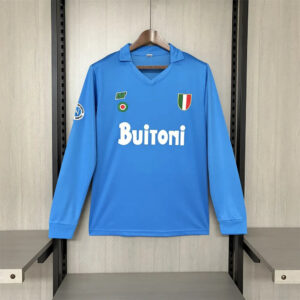 Camisola Principal Nápoles Manga Comprida 87/88