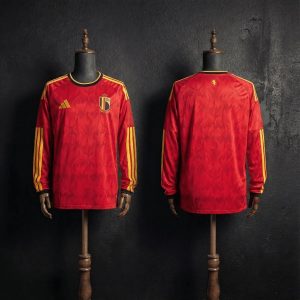 Camisola Principal Bélgica 2026 Manga Comprida